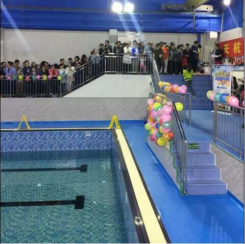 富锐泳池热烈庆祝天津天杭集团游泳馆隆重开幕！